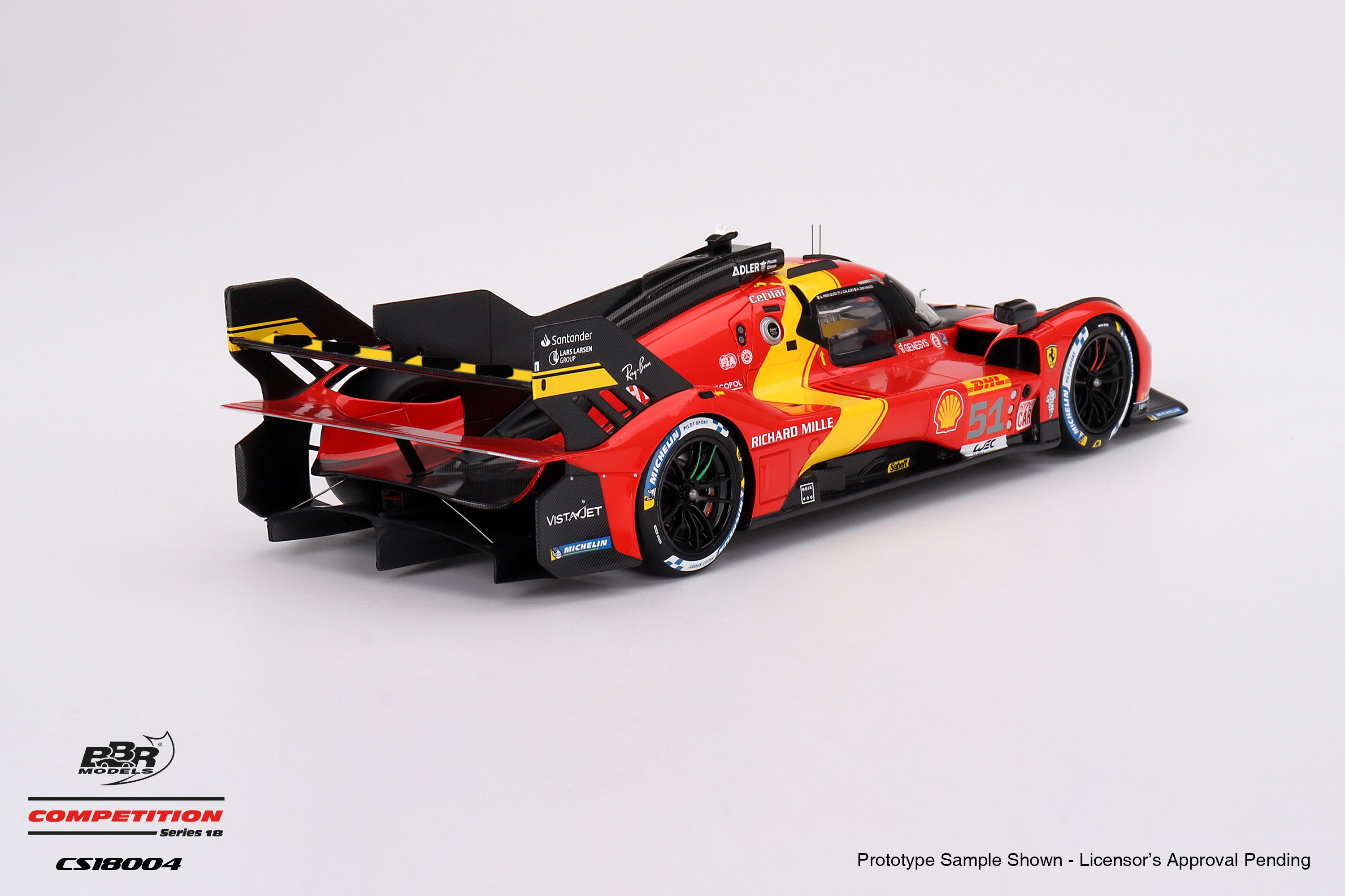 BBR 1:18 Ferrari 499P Team AF Corse 2023 - no.51 WEC 6 Hr of