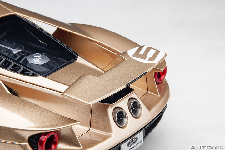 [Preorder] AUTOart 1:18 Ford GT Heritage Edition Holman Moody Gold w/Red & White