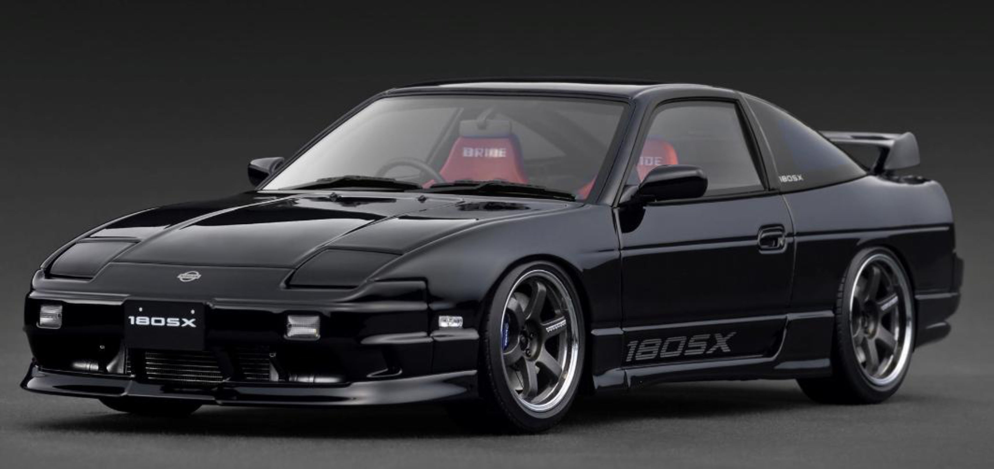 イグニッションモデル　180sx 黒 Ignition Model 1:18 Nissan 180SX TYPE X (RPS13) Black IG3767