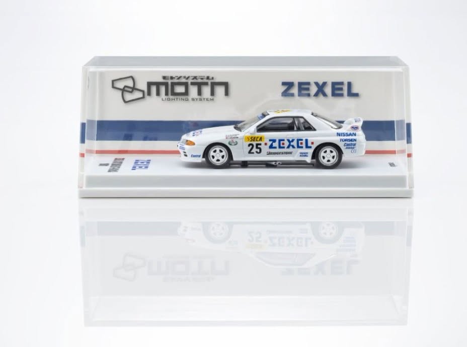 Kyosho 1:64 ZEXEL SKYLINE GT-R (R32) #25 with LED 07012LE