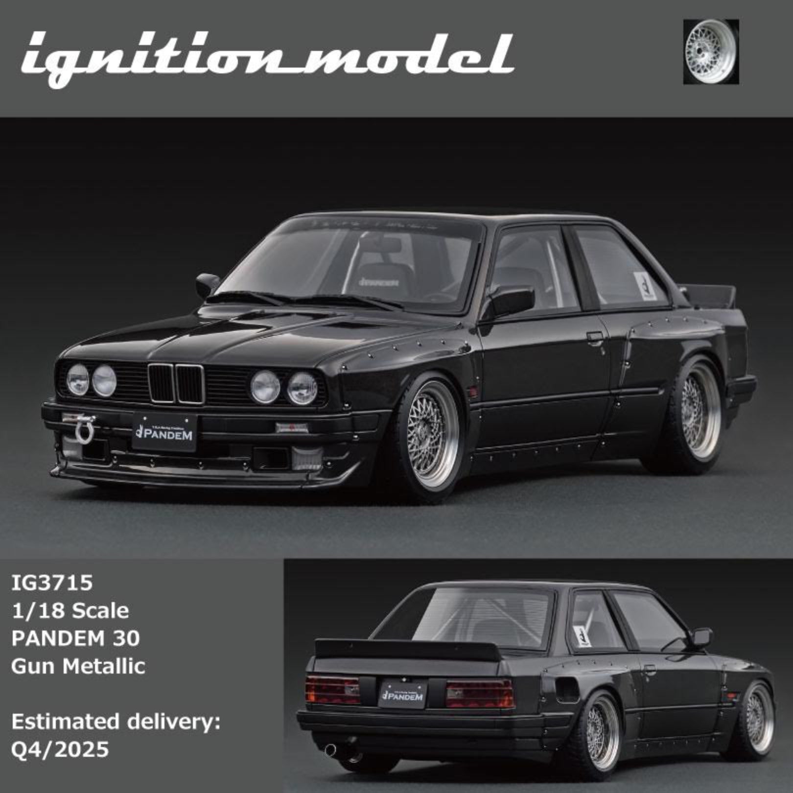 Ignition Model 1:18 PANDEM 30 Gun Metallic IG3715 – Horizon Diecast