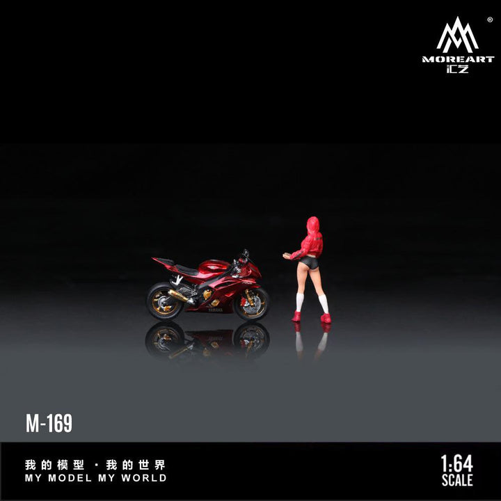 MoreArt 1:64 Yamaha R6 Baseball Girl Motorcycle Girl MO222169