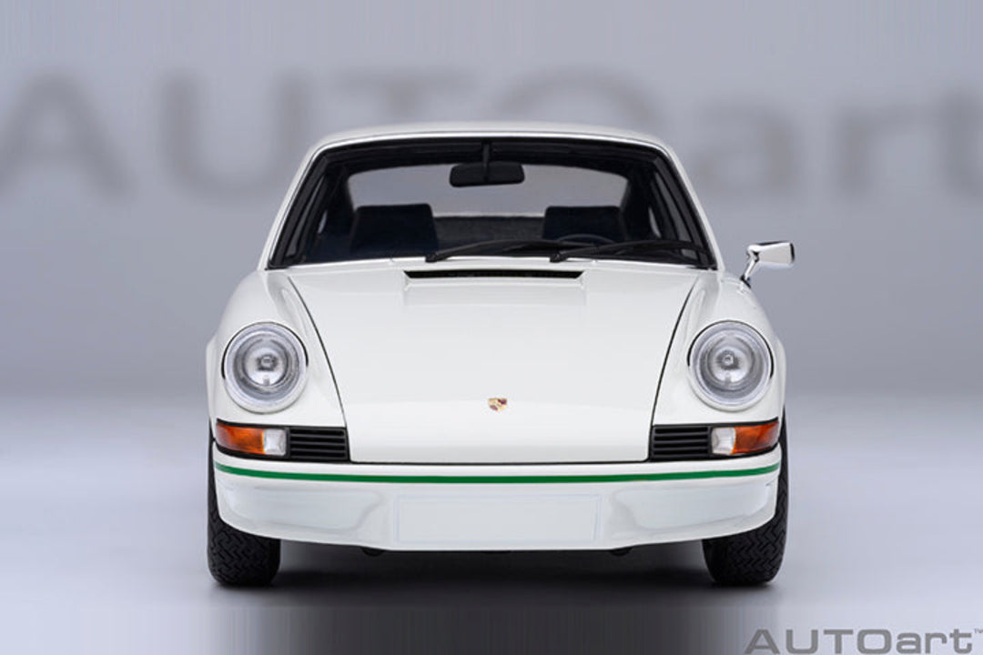 AUTOart 1:18 Porsche 911 Carrera 2.7 RS Grand Prix White / Green Stripes 78031