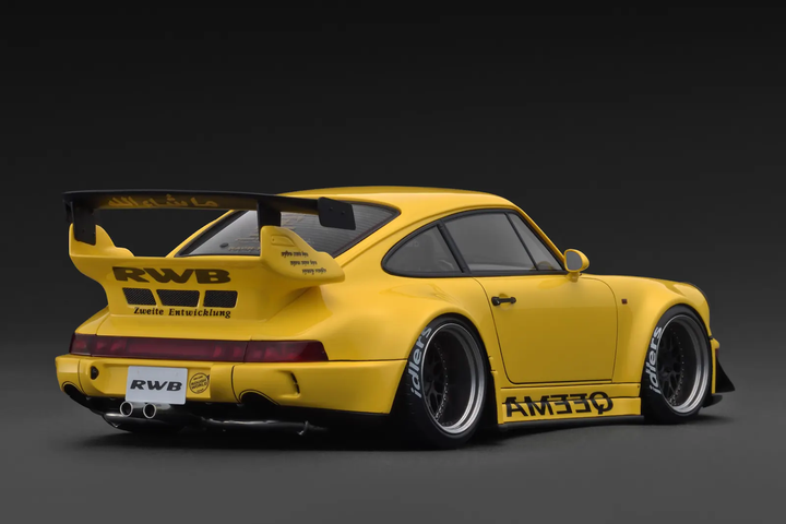 [Preorder] Ignition Model 1:18 Porsche RWB 964 Yellow IG3949