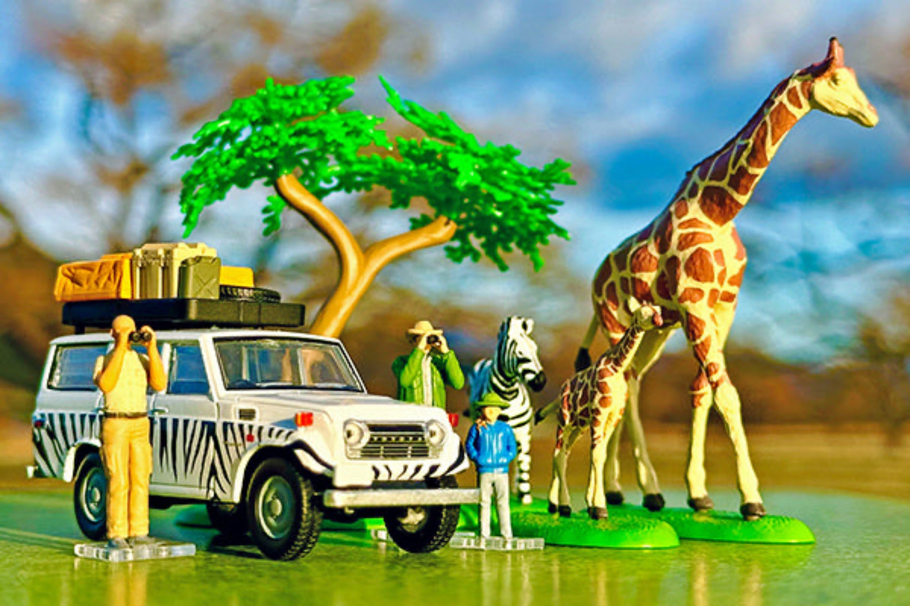 Tomytec TLVN X Kaiyodo 1:64 Diocolle 64 #CarSnap 28a Safari 1