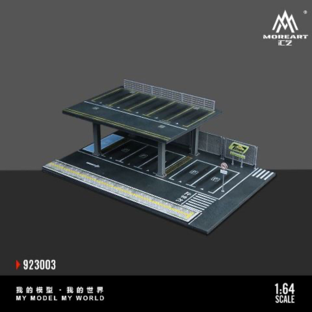 MoreArt 1:64 STEEL STRUCTURE PLATFORM PARKING SCENE C Version MO923003