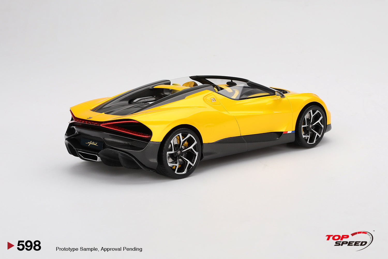 Topspeed 1:18 Bugatti W16 Mistral Yellow TS0598 – Horizon