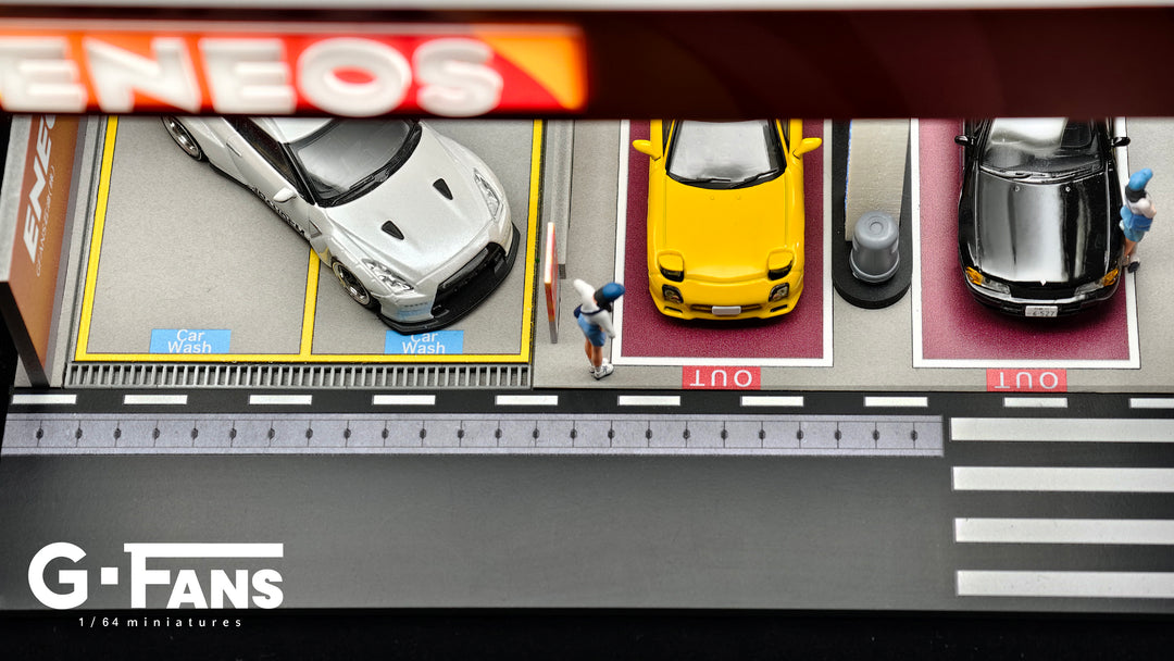 [Preorder] G-Fans 1:64 ENEOS Gas Station Building Scene 710038