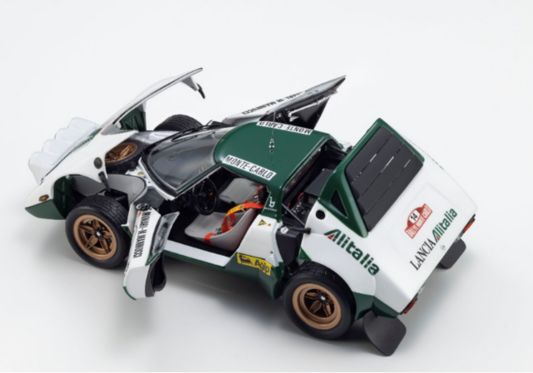 [Preorder] Kyosho 1:18 Lancia Stratos HF - Winner 1975 Monte Carlo Nr.14 - 08130E
