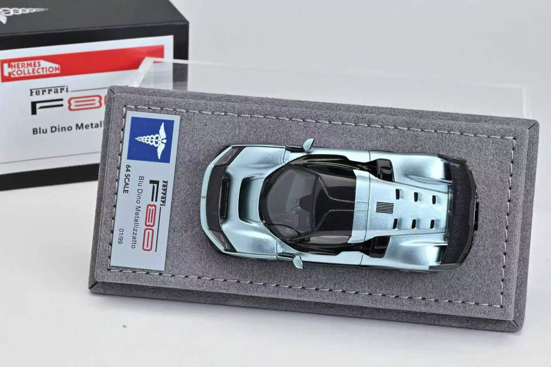 Hermes Collection 1:64 Ferrari F80 Carbon-Fibre (3 Colours)