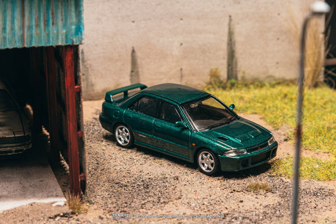 [Preorder] Tarmac Works 1:64 Mitsubishi Lancer GSR Evolution – Green Metallic – Global64 – MiJo Exclusives T64G-048-GR