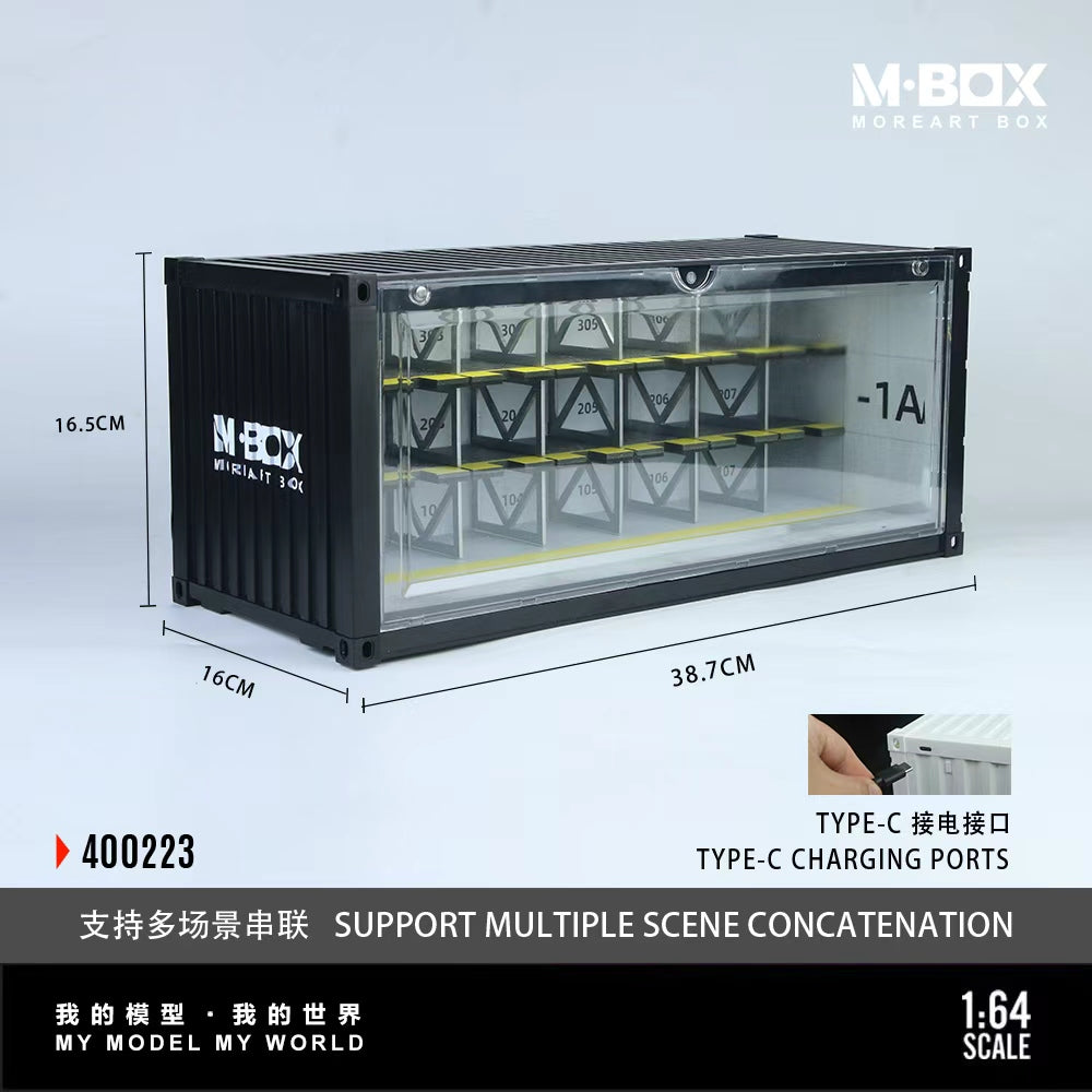 MBOX 1:64 Container-Based Multi-Level Parking Garage Scene