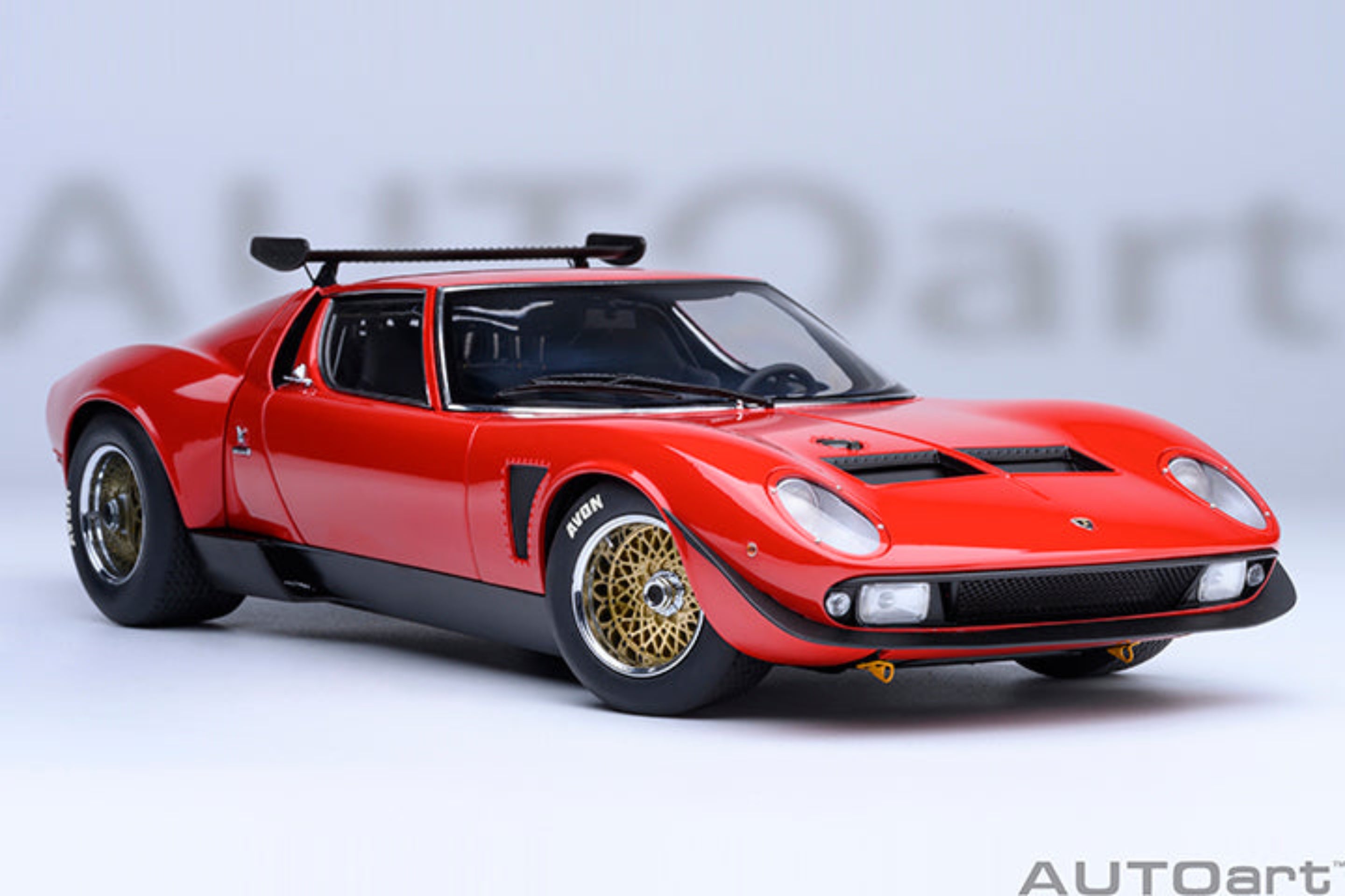 Lamborghini jota 1/18 赤 1/18 ランボルギーニ JOTA(イオタ) 1969 レッド[メイクアップ