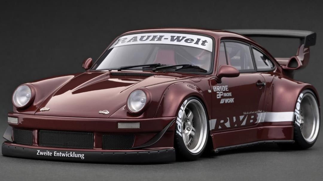 [Preorder] Ignition Model 1:18 Porsche RWB 930 Dark Red IG3622