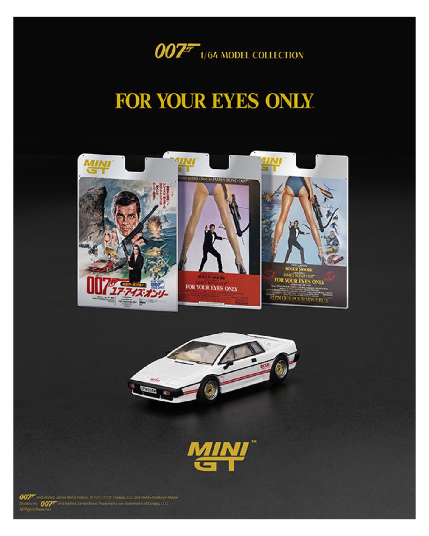 Mini GT 1:64 Lotus Esprit Turbo White “For Your Eyes Only” (2