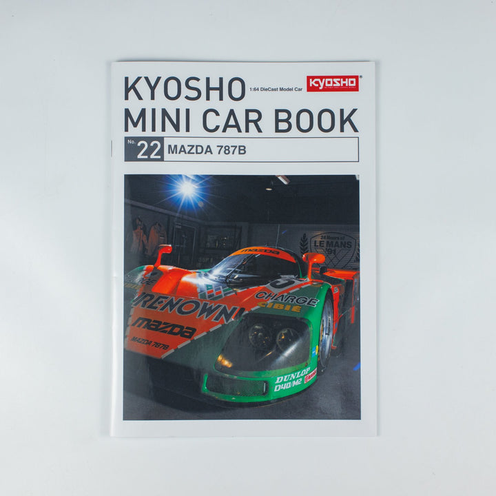 Kyosho 1:64 Mini Car &amp; Book Mazda 787B (NO.55) K07033B1-CL (Chinese Version) K07033B1-CL