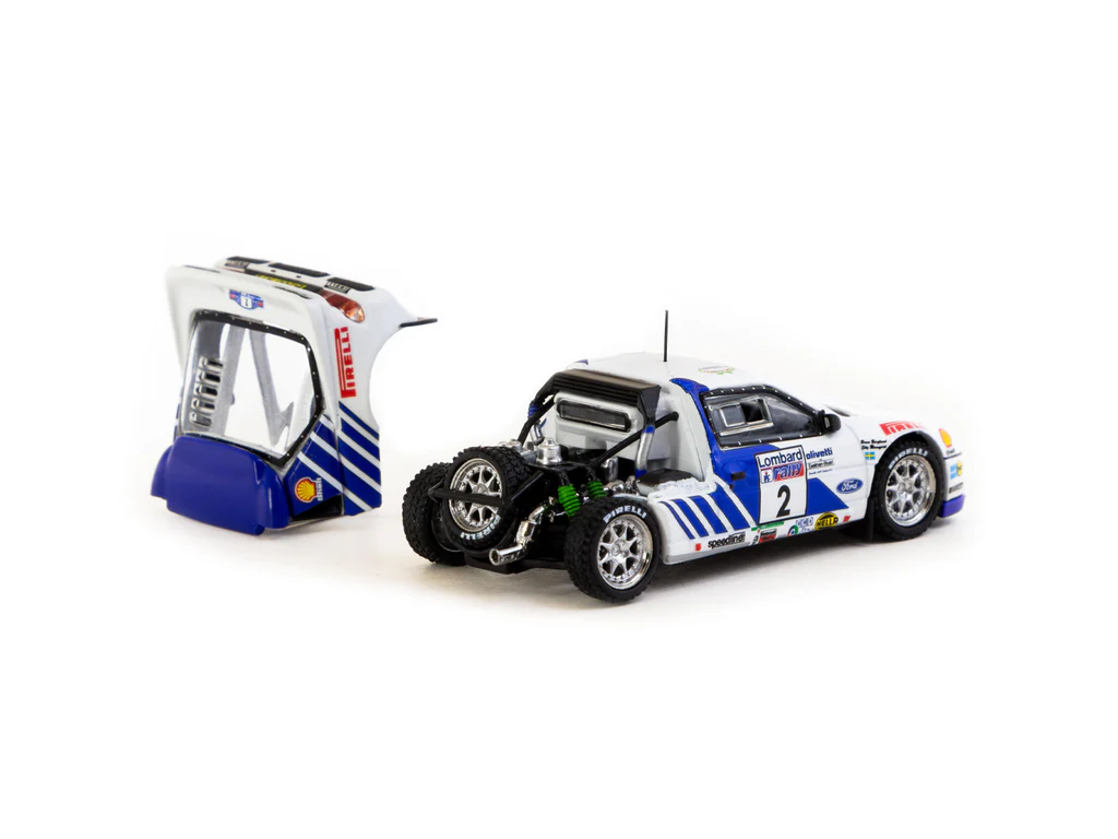 Tarmac Works 1:64 Ford RS200 Lombard RAC Rally 1986 T64P-001-86RAC02