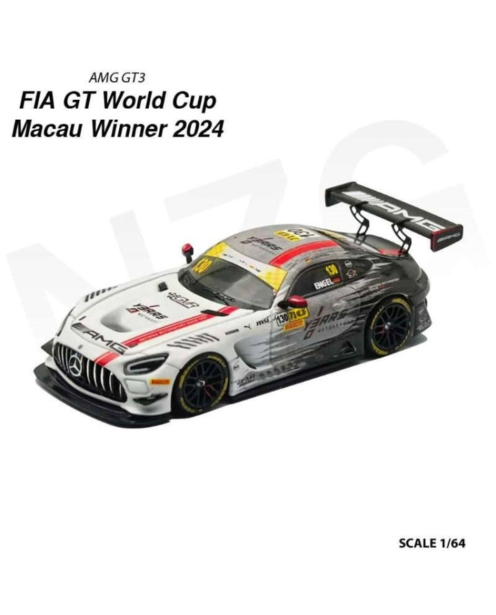 KILO works 1:64 Mercedes Benz AMG GT3 FIA GT Silver 