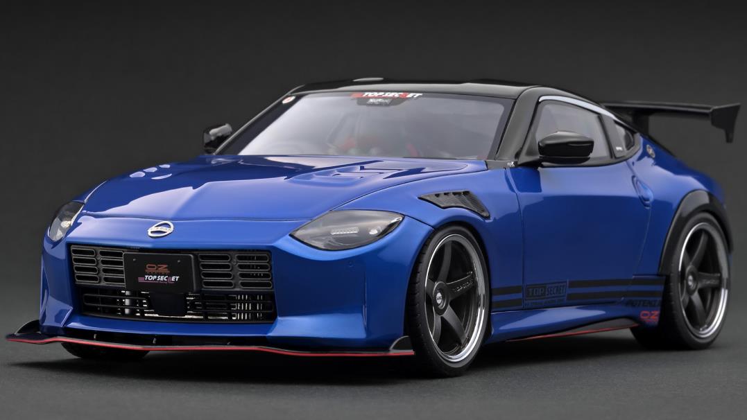 Ignition Model 1:18 Nissan TOP SECRET Fairlady Z (RZ34) Blue Metallic IG3386