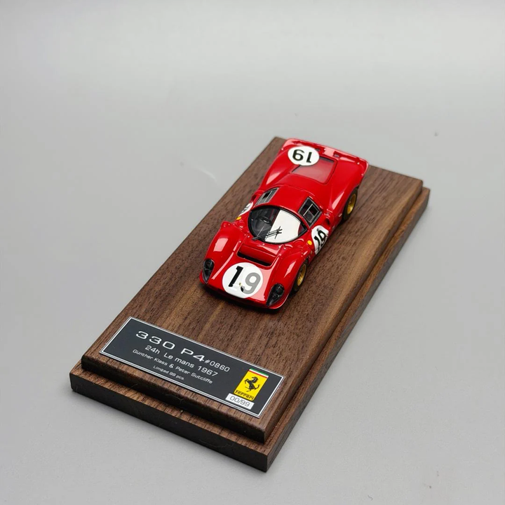 DMH 1:64 Ferrari 330P4 Coupe (24h Le mans 1967 2nd) Red 