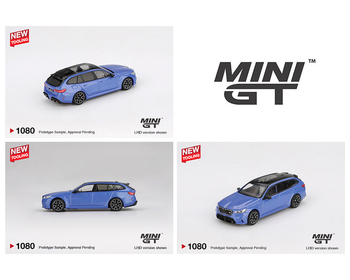 [Preorder] Mini GT 1:64 BMW M5 Touring (G99) – Marina Bay Blue Metallic MGT01080-BL
