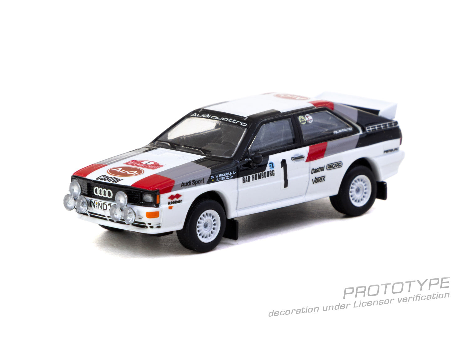 Preorder] Tarmac Works 1:64 Audi Quattro A1 Lombard RAC Rally 1982