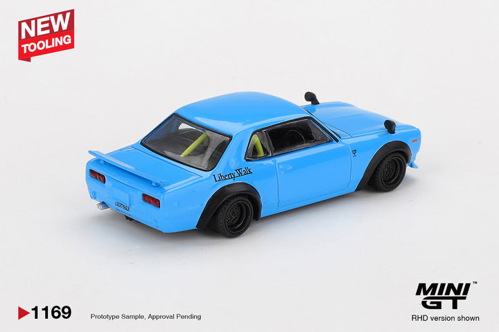 [Preorder] Mini GT 1:64 Nissan LB Works HAKOSUKA – Baby Blue MGT01169-BL