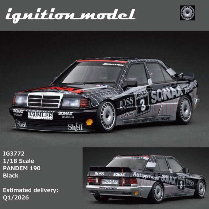 [Preorder] Ignition Model 1:18 Nissan PANDEM 190 Black IG3772