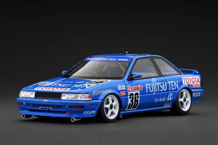 [Preorder] Ignition Model 1:18 FUJITSU TEN TOM'S COROLLA (#36) 1991 JTCWith Mr. Sekiya IG3862