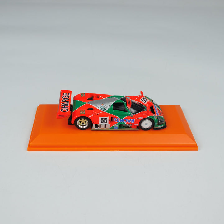 Kyosho 1:64 Mini Car &amp; Book Mazda 787B (NO.55) K07033B1-CL (Chinese Version) K07033B1-CL