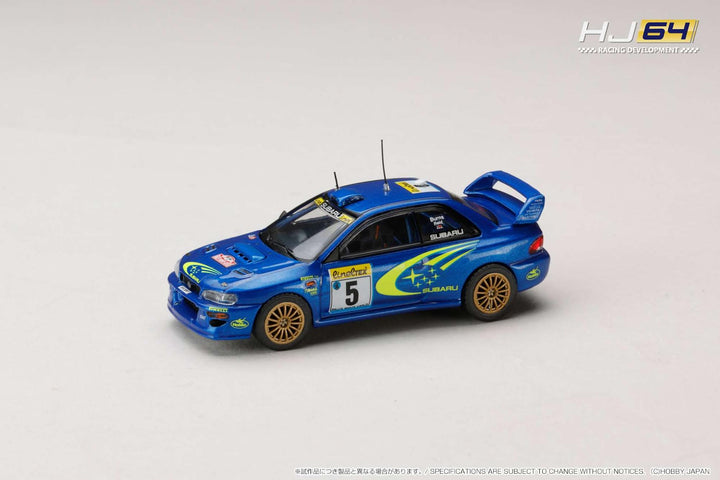 [Preorder] Hobby Japan 1:64 SUBARU IMPREZA WRC 1999 (MONTE CARLO) (2 Versions) HJR645041A/HJR645041B