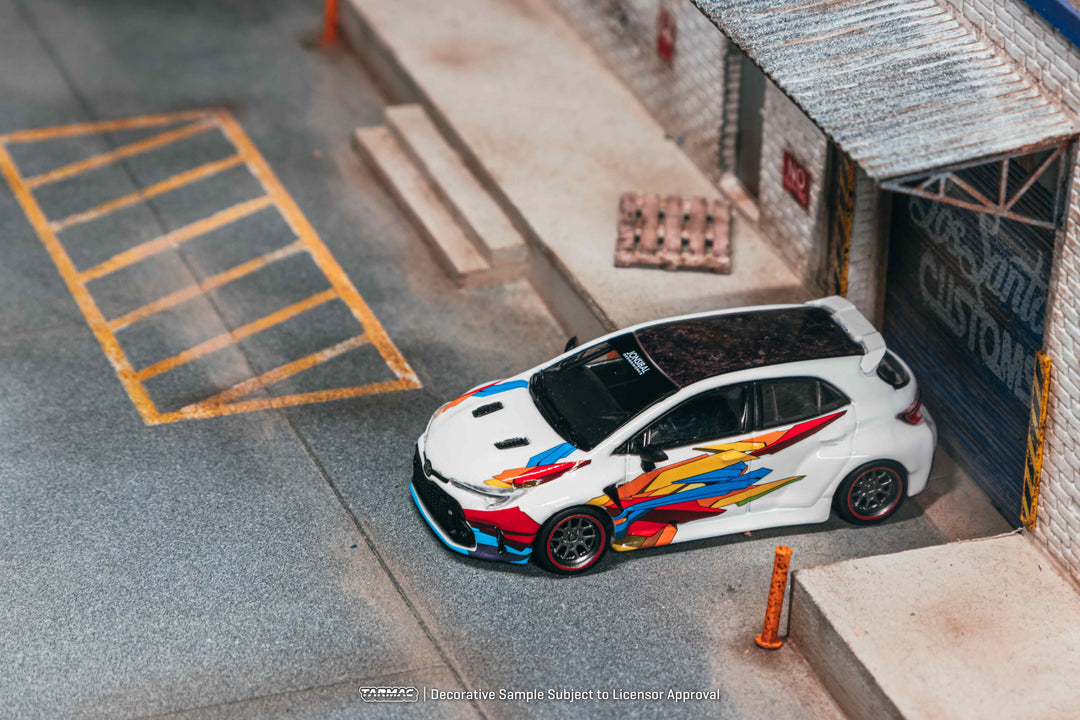 [Preorder] Tarmac Works 1:64 Toyota GR Corolla Widebody White T64G-063-WH