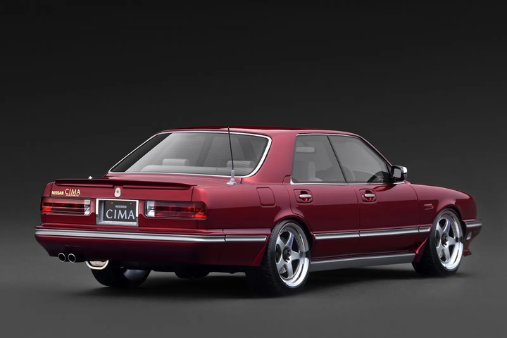 [Preorder] Ignition Model 1:18 NISSAN CEDRIC CIMA (Y31) Wine Red IG3905