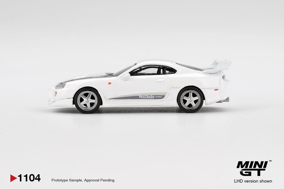 [Preorder] Mini GT 1:64 Toyota Supra VeilSide Combat V-I – White MGT01104-BL