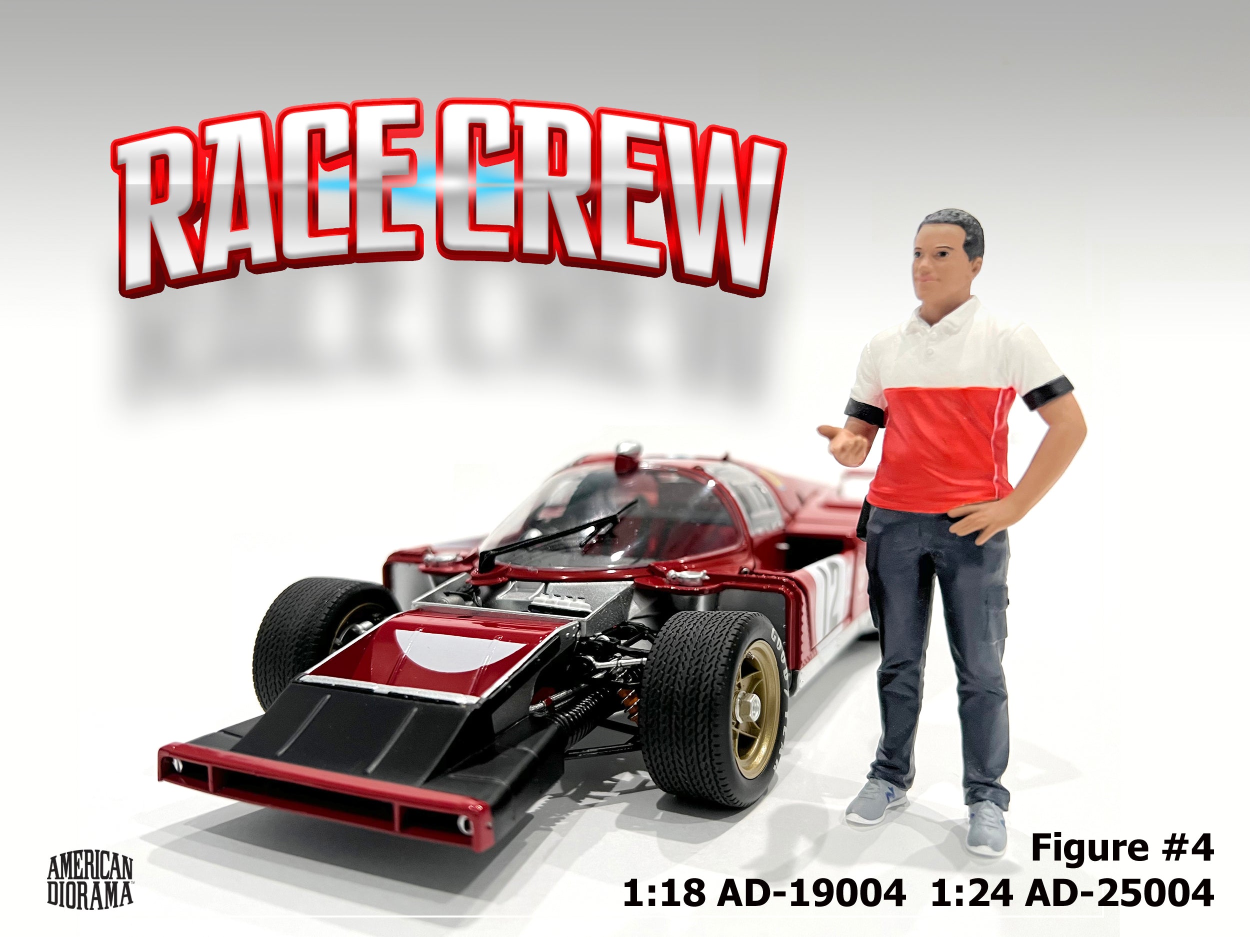 Preorder] American Diorama 1:18 Race Crew (6 Versions) – Horizon
