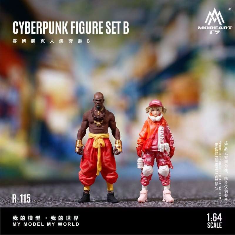 [Preorder] MoreArt 1:64 CYBERPUNK FIGURE SET B MO223115