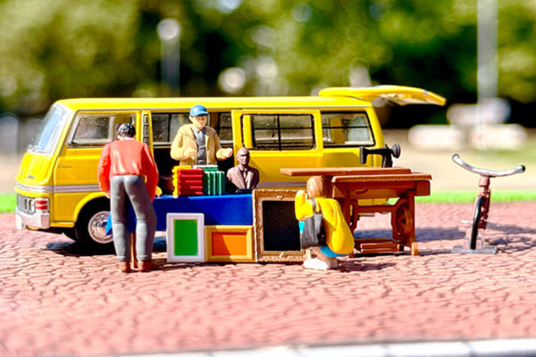 Tomytec TLVN 1:64 Diocolle 64 #CarSnap 25a Flea Market