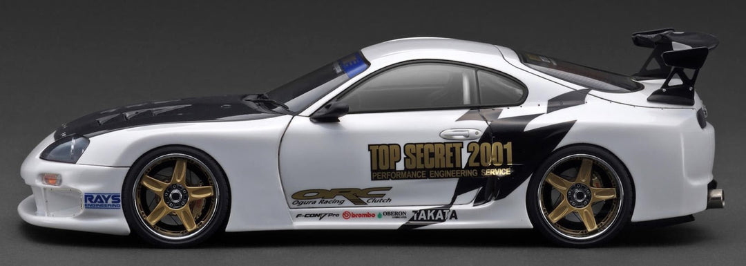 [Preorder] Ignition Model 1:18 TOP SECRET GT300 Supra (A80) White IG3744