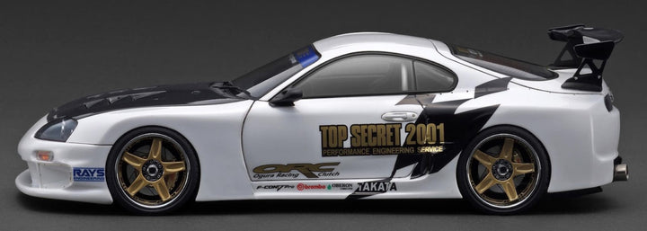 [Preorder] Ignition Model 1:18 TOP SECRET GT300 Supra (A80) White IG3744