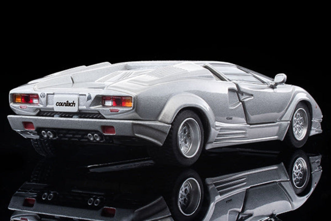 [Preorder] Tomytec TLVN 1:64 Lamborghini Countach 25th Anniversary (Silver)