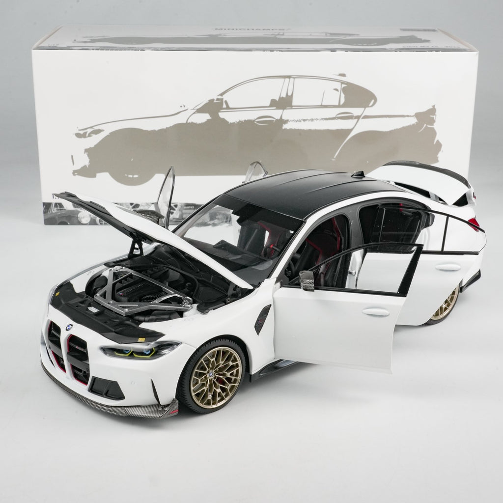 MINICHAMPS 1:18 BMW M3 CS - 2023 - WHITE 110023500 – Horizon Diecast