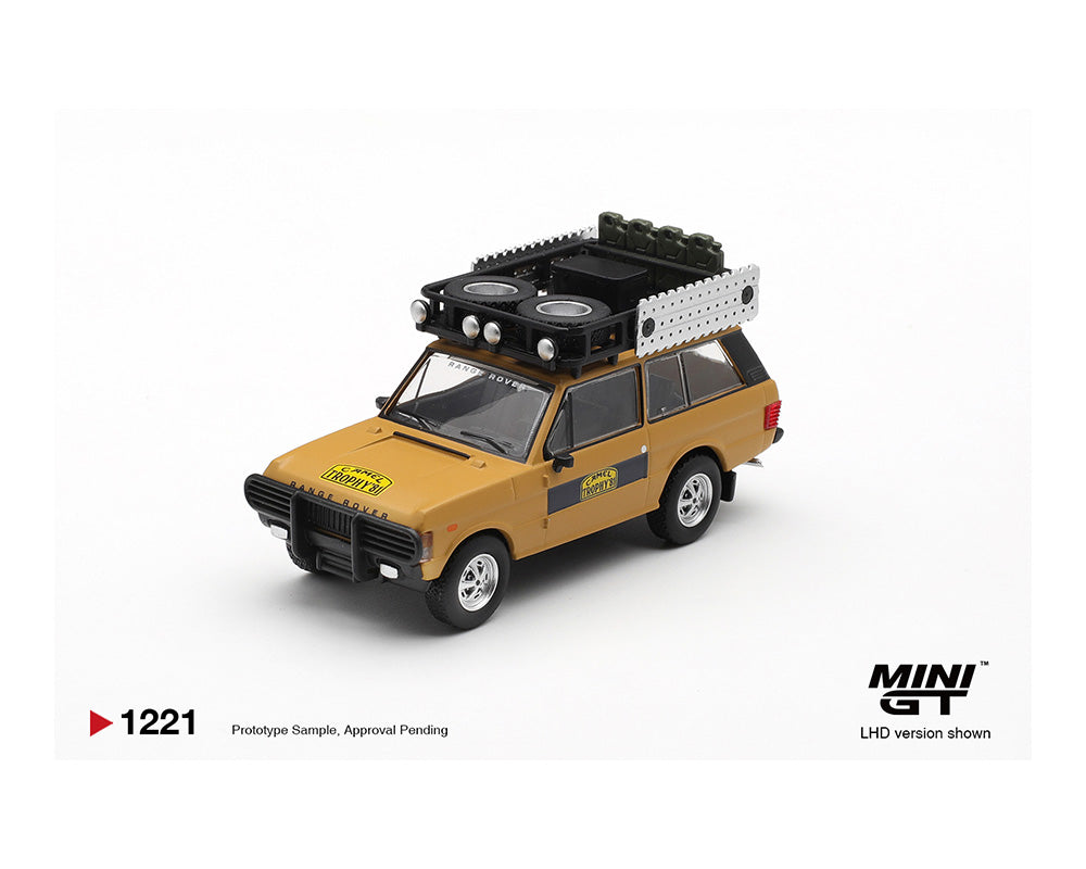[Preorder] Mini GT 1:64 Range Rover 1981 Camel Trophy Sumatra K. Stoppa & A. Valldorf MGT01221-BL