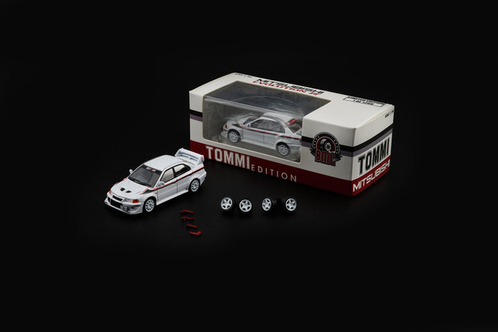 [Preorder] BM Creation 1:64 Mitsubishi Lancer EVO 6.5 -White Tommi Edition