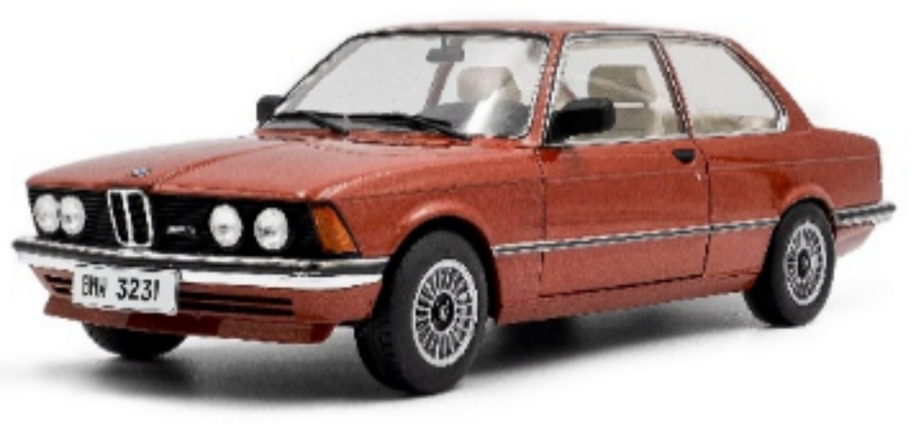 Preorder] Solido 1:18 BMW E21 323I KASTANIENROT METALLIC 1980