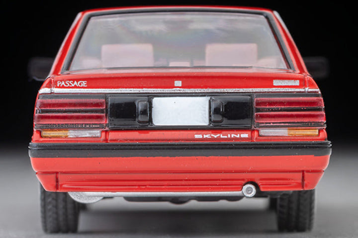 [Preorder] Tomytec TLVN 1:64 Nissan Skyline 4-door HT 1800 Passage (red) 1987 LV-N352a