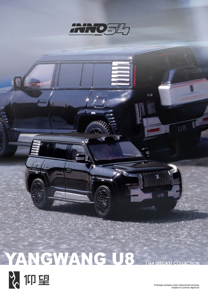Preorder] Inno64 1:64 YANWANG U8 Black IN64-YWU8-BLACK – Horizon