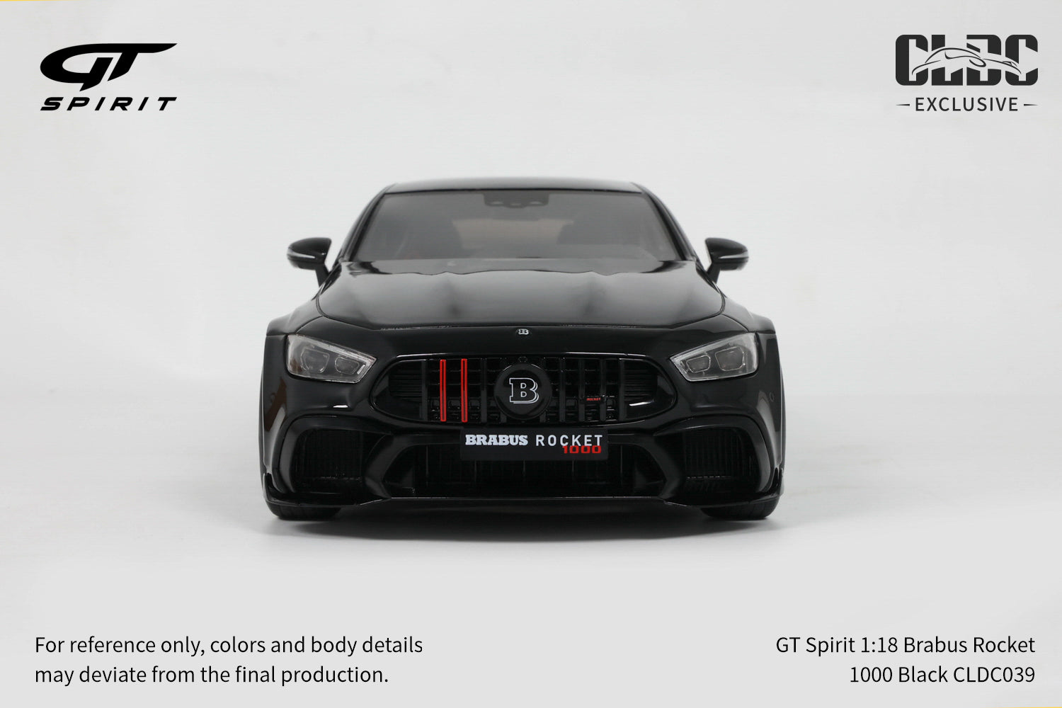 GT Spirit 1:18 BRABUS ROCKET 1000 BLACK CLDC039 – Horizon Diecast