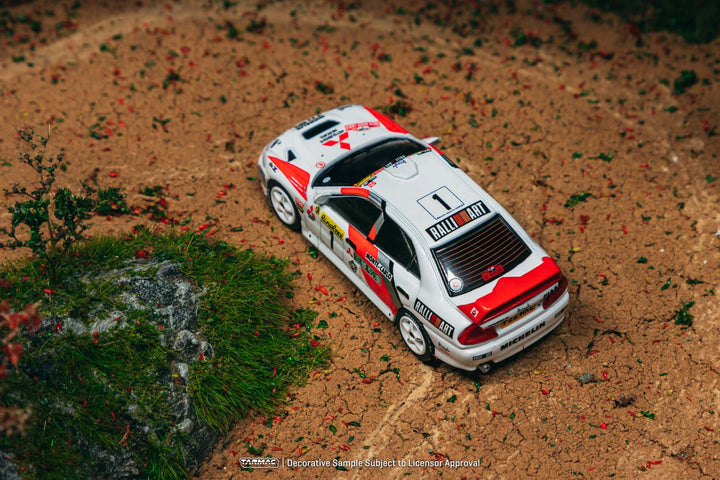 [Preorder] Tarmac Works 1:64 Mitsubishi Lancer Evolution IV Rallye Monte-Carlo 1997 T64G-076-97MCR01