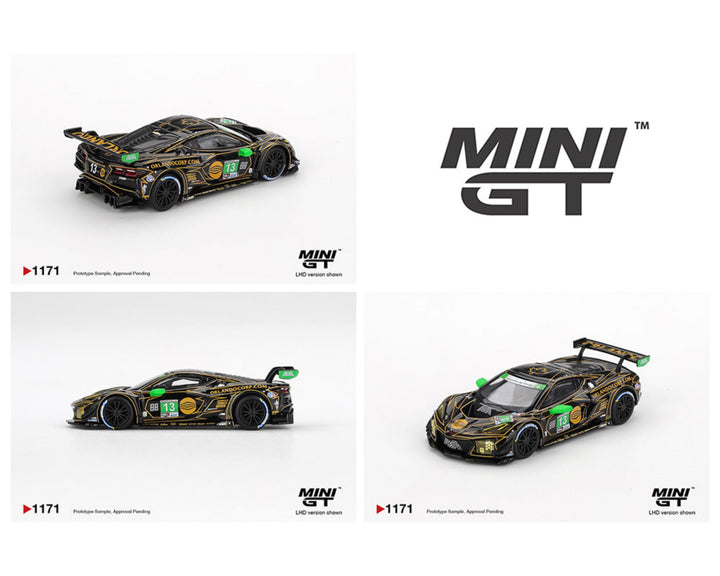 [Preorder] Mini GT 1:64 Chevrolet Corvette Z06 GT3.R #13 AWA 2025 IMSA Daytona 24 Hrs MGT01171-BL