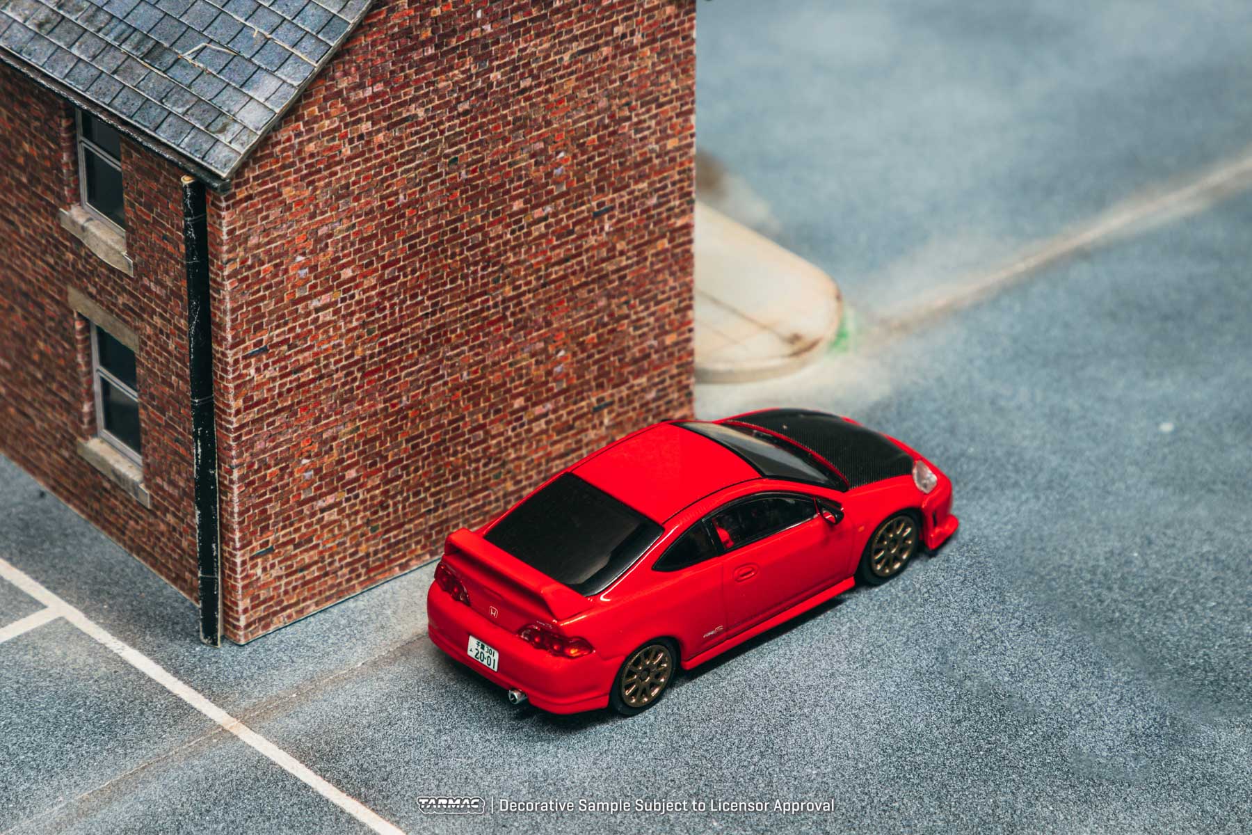 Preorder] Tarmac Works 1:64 Honda Integra TYPE R DC5 Custom Red